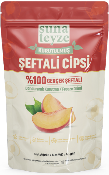 Suna Teyze Freeze Dried Şeftali 20 gr