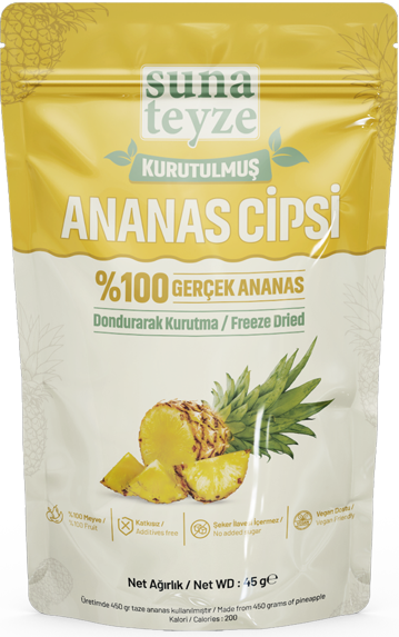 Suna Teyze Freeze Dried Ananas 20 gr