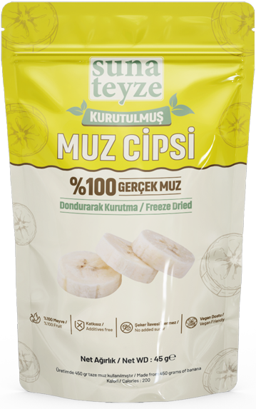 Suna Teyze Freeze Dried Muz 30 gr